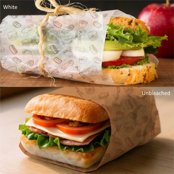 Greaseproof Paper (White & Brown)