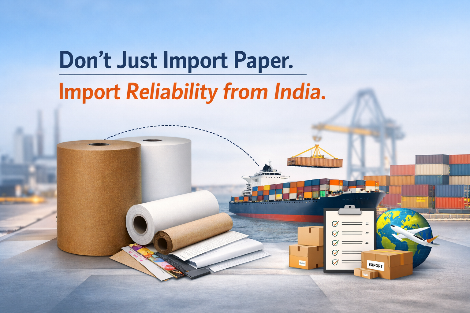 Industrial packaging paper exporter