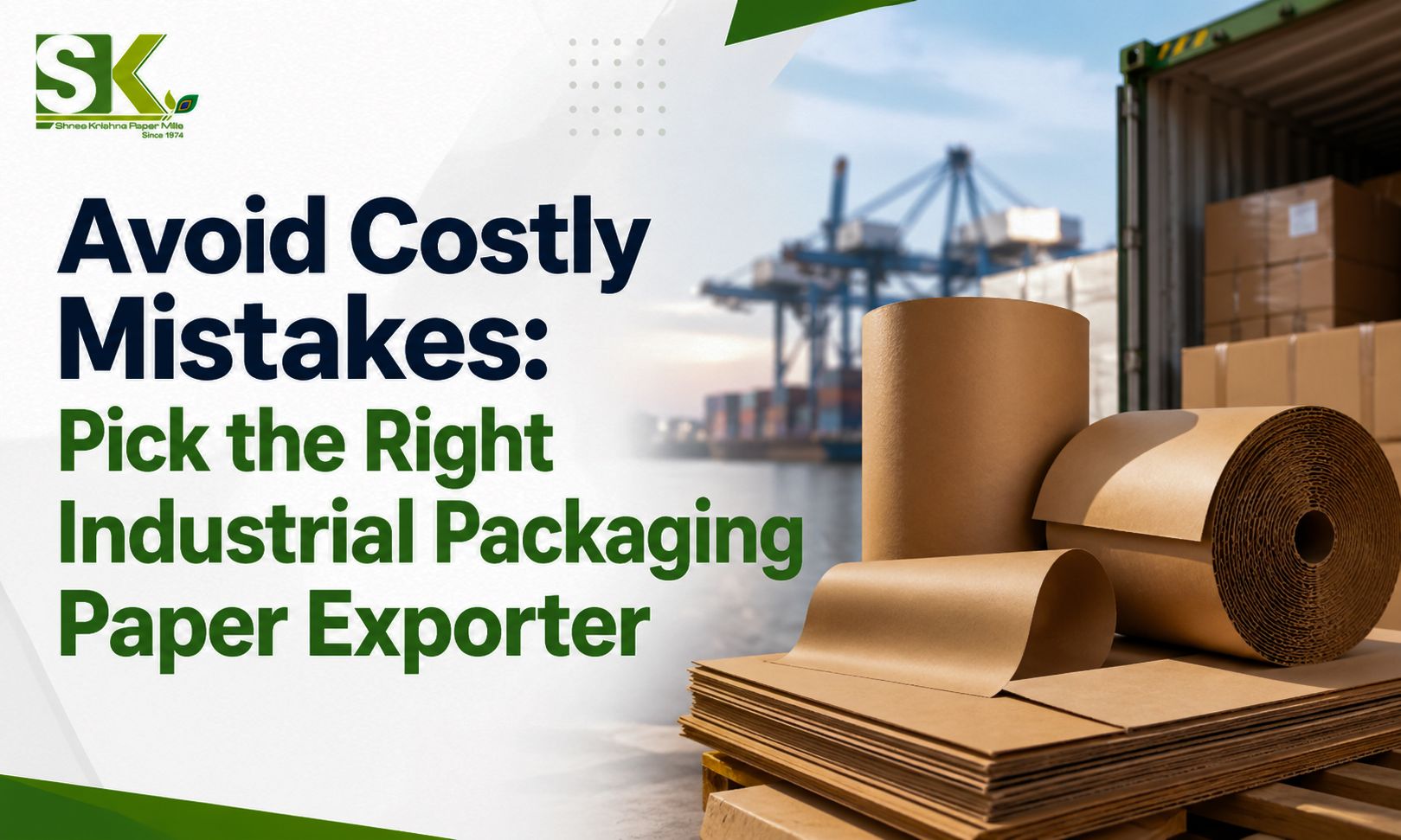 Industrial packaging paper exporter