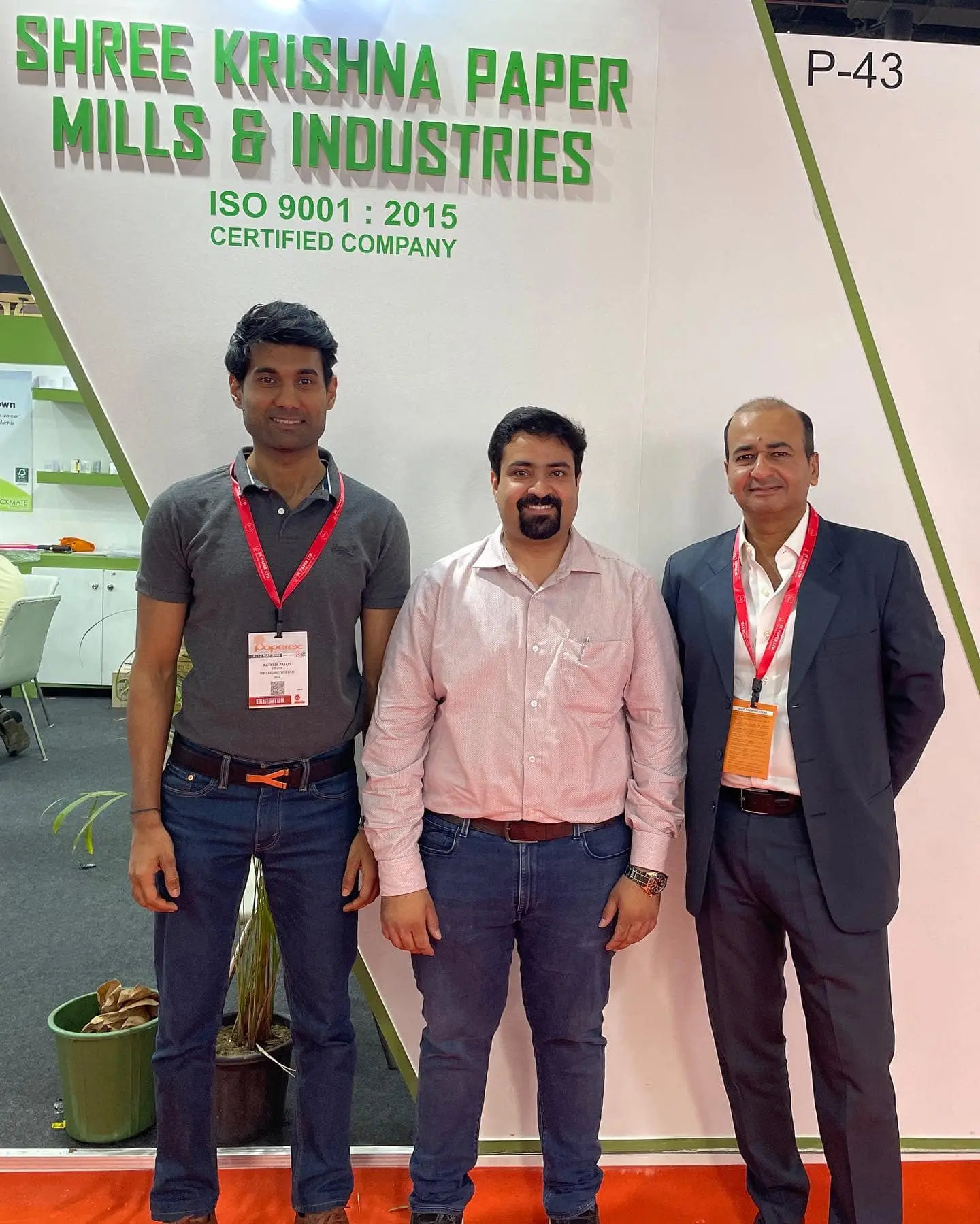 SKPMIL team at the Paperex exhibition