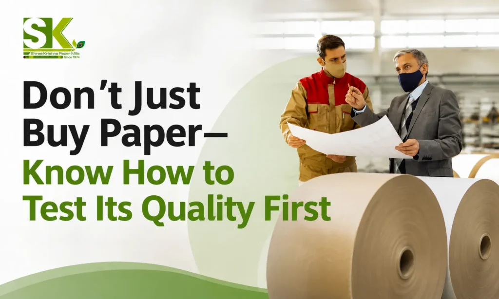 Paper Quality Testing: How Buyers Can Verify Paper Performance & Specifications