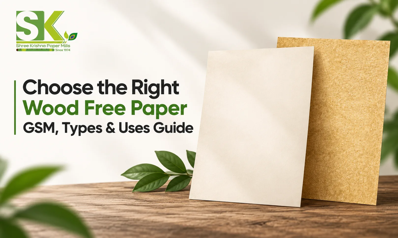 Wood free paper GSM types and uses guide